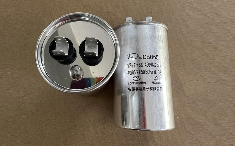 Kapasitor Motor AC CBB65 1uf-120uf dengan 2 2pin